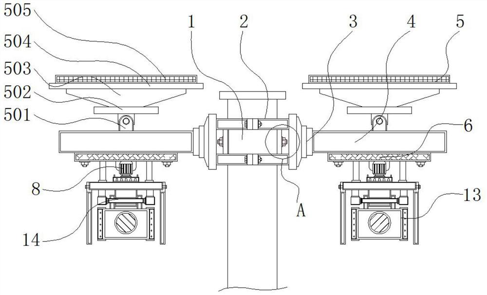 Traffic flow monitoring device based on remote sensing technology