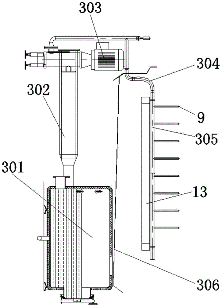 Internal washing machine for barreled water barrels