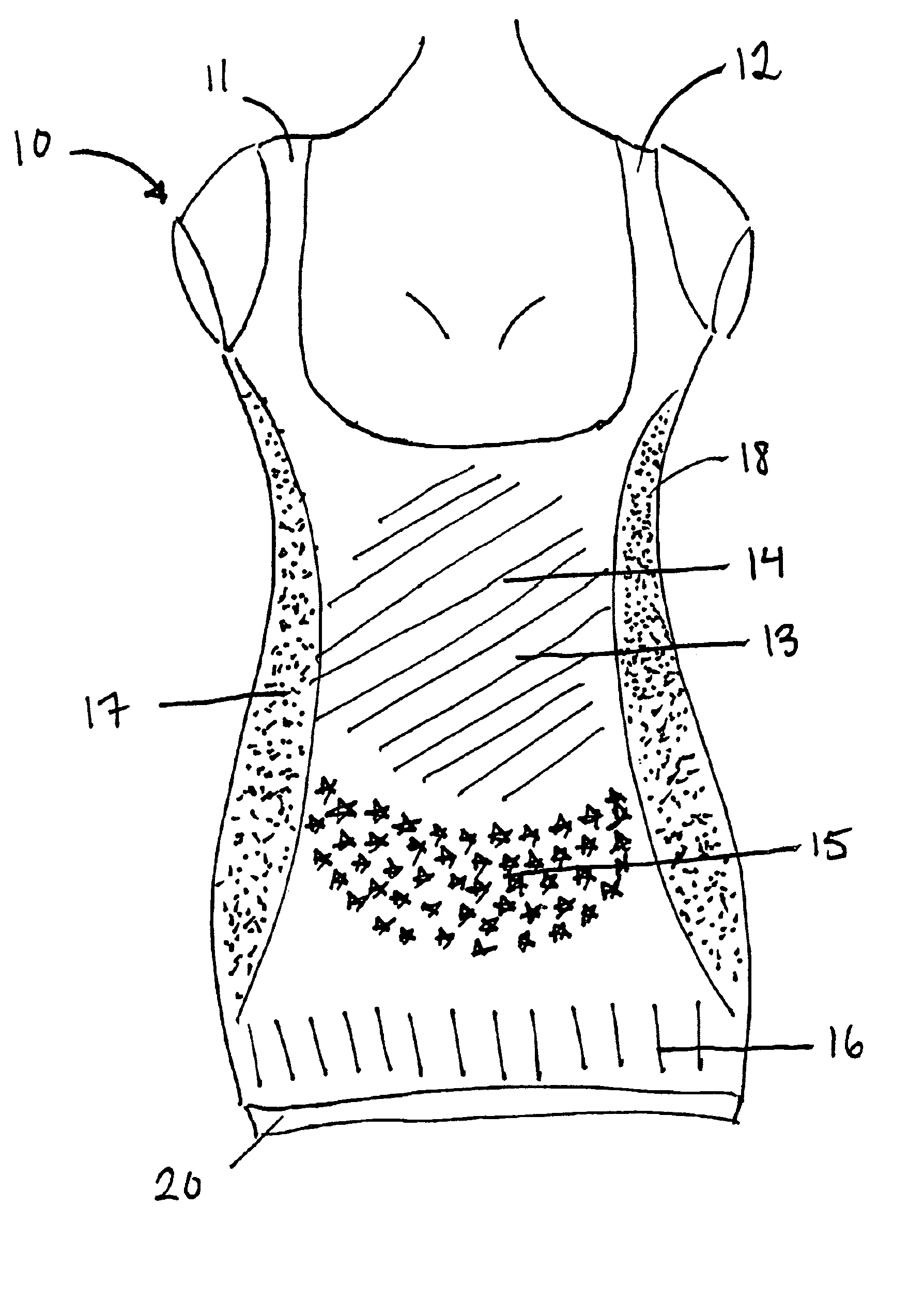 Full torso maternity garment