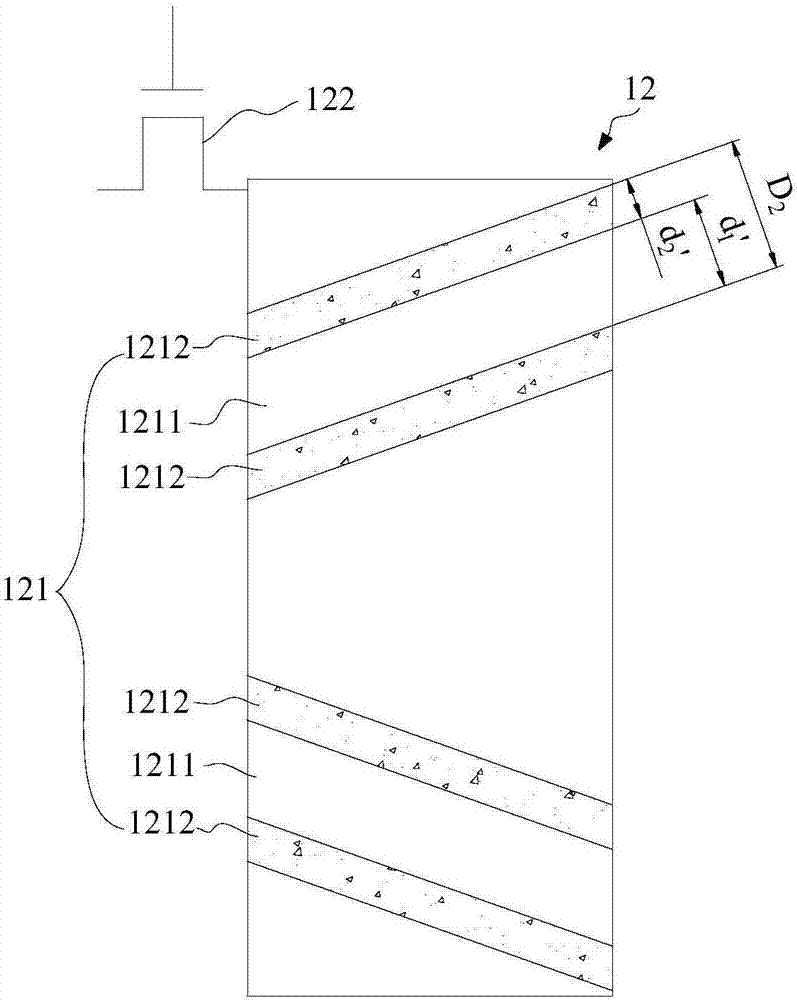 Display device, array substrate and pixel unit