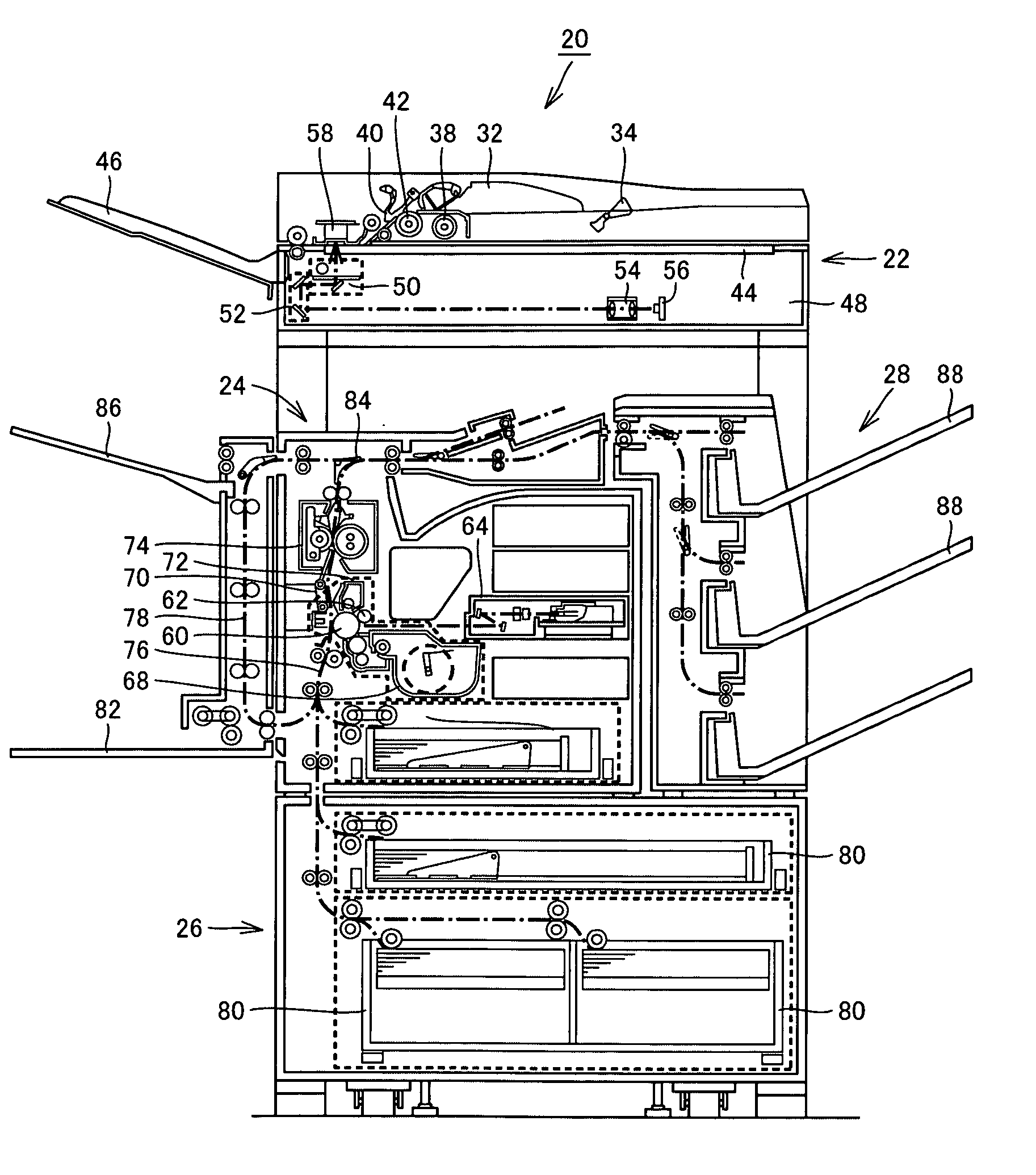 Image forming apparatus providing user support in sleep mode