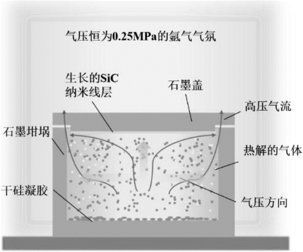 Self-supporting silicon carbide nanowire paper and preparing method thereof