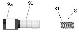 Laser marking method of coil spring