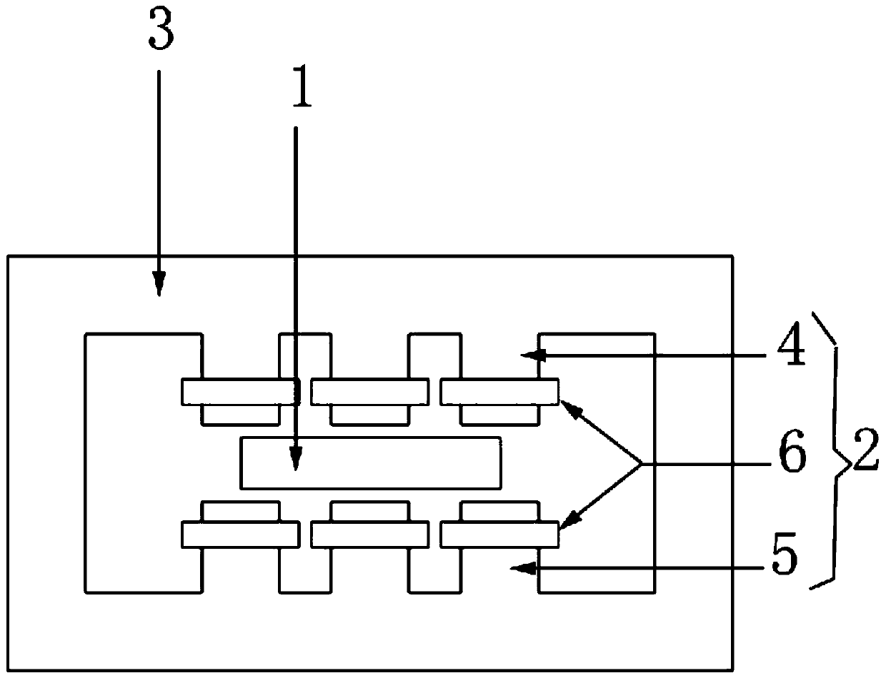 Multifunctional direct current induction heater structure capable of achieving gradient heating and uniform heating