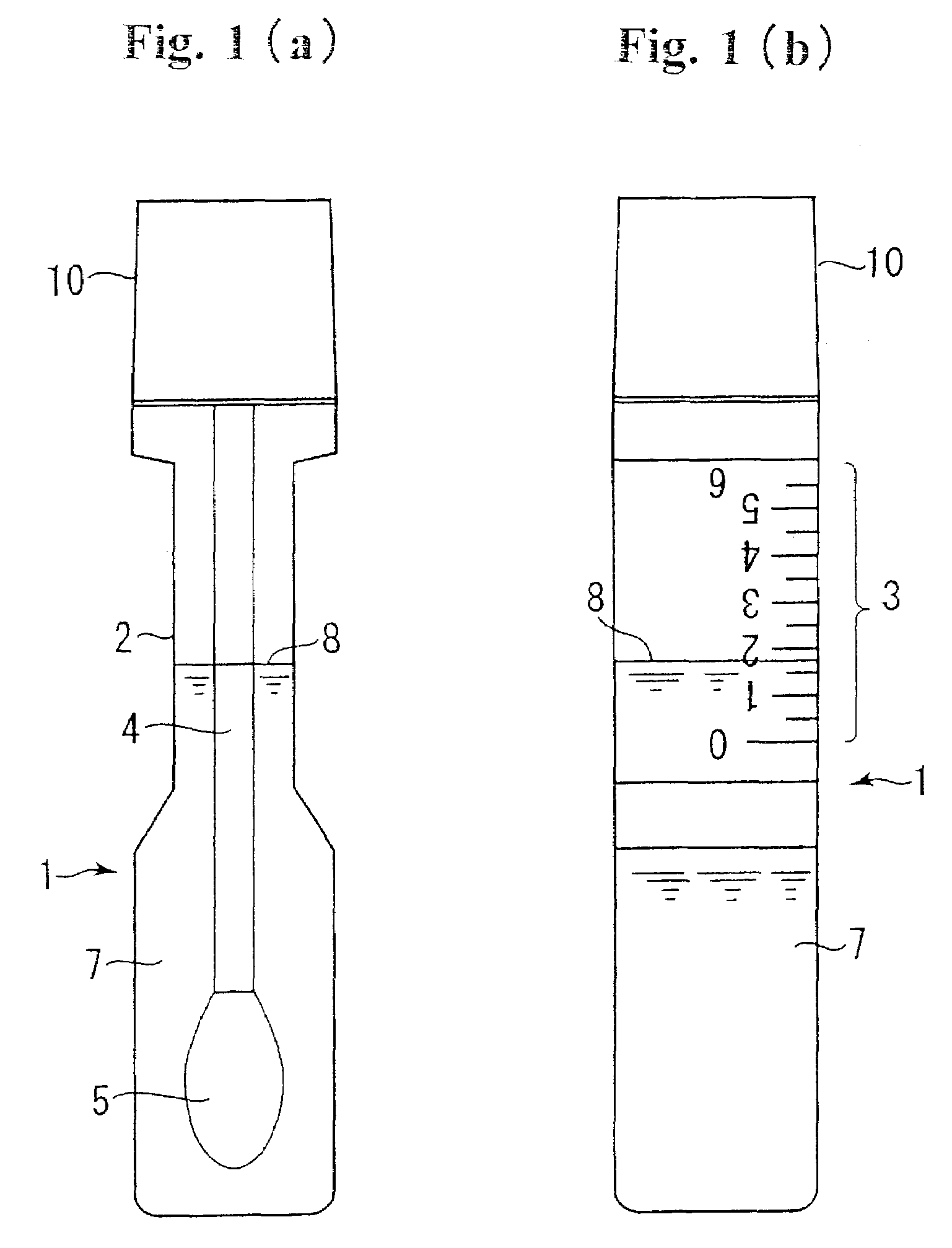 Swab testing device and method