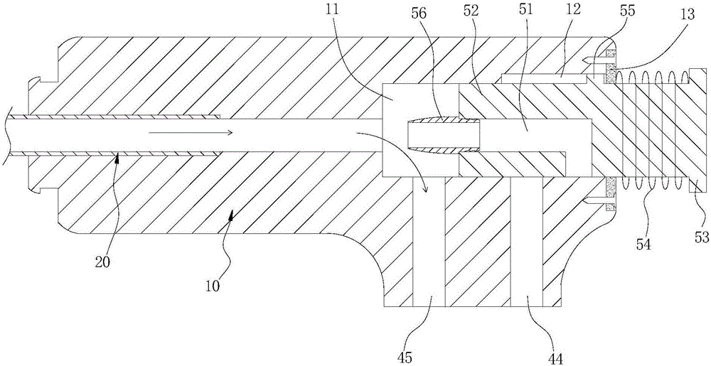 Breast implant plastic belt flushing and attracting electric hook