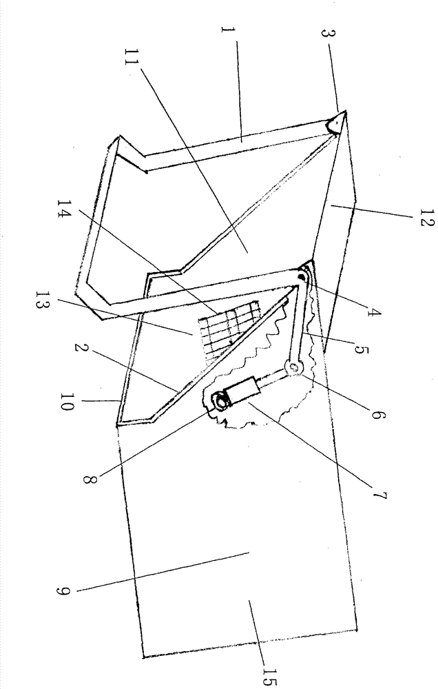 Third-generation heavy fighter novel gas inlet channel lip