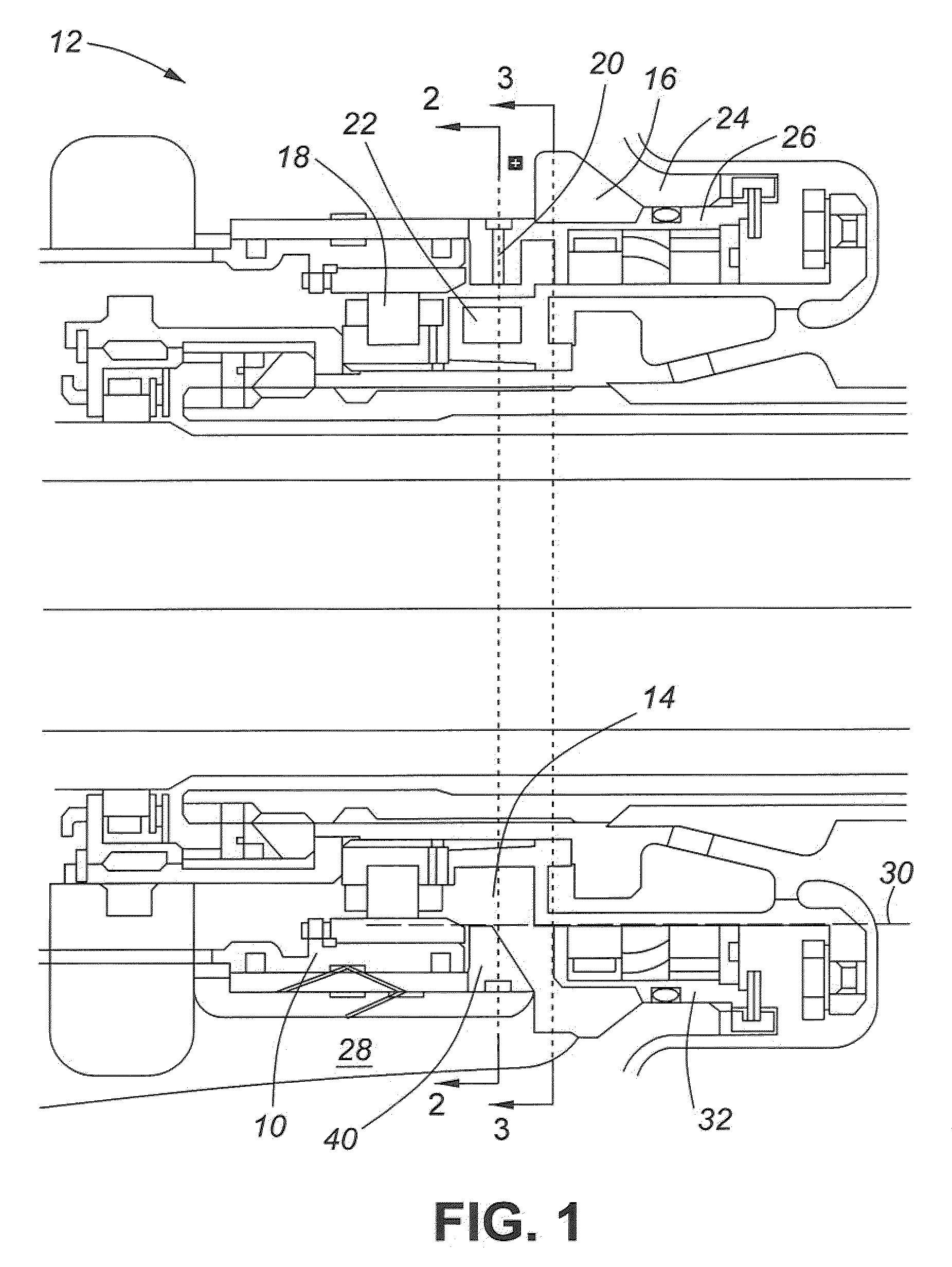 Oil scavenge system for gas turbine engine bearing cavity