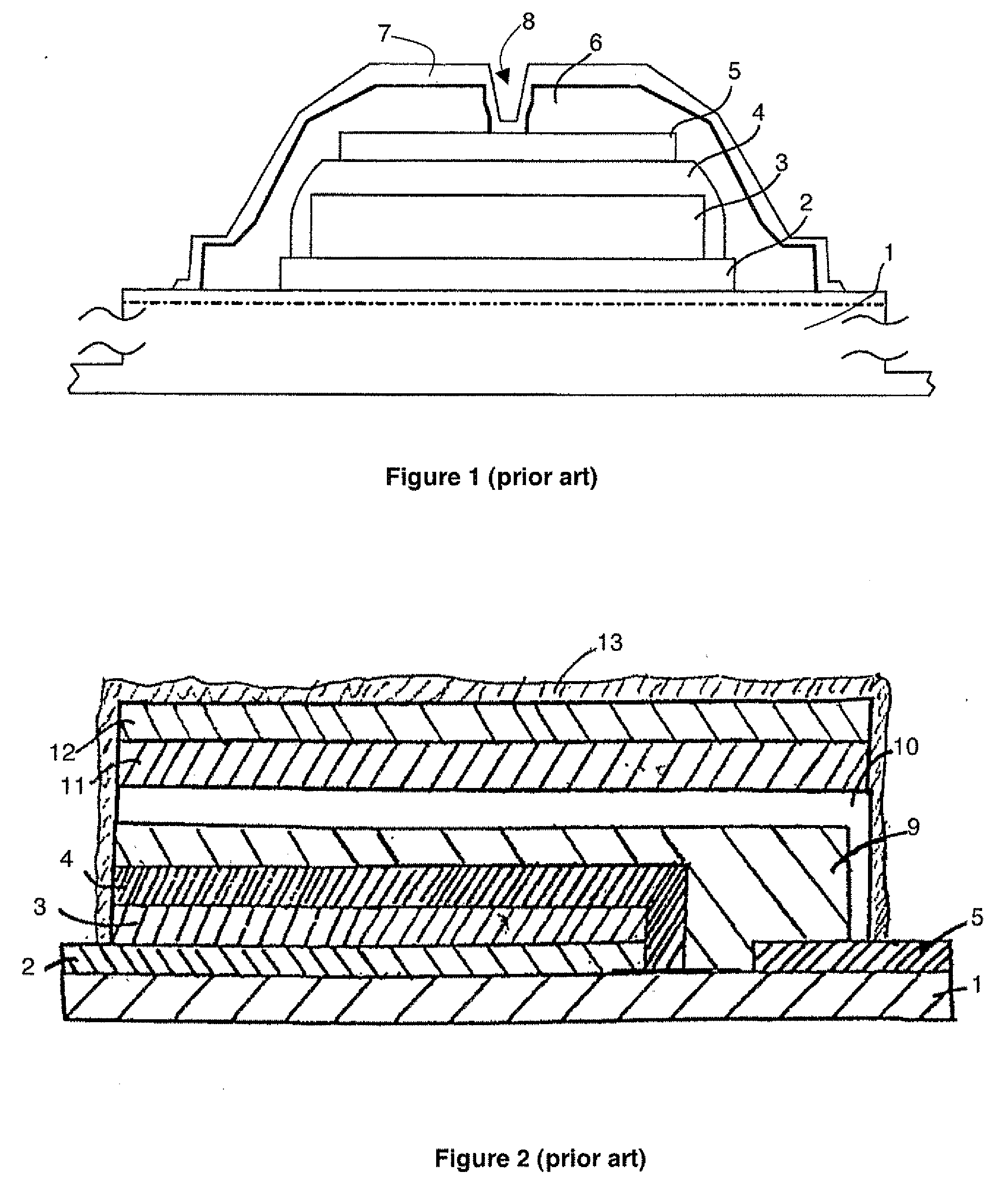 Lithium microbattery provided with an electronically conductive packaging layer