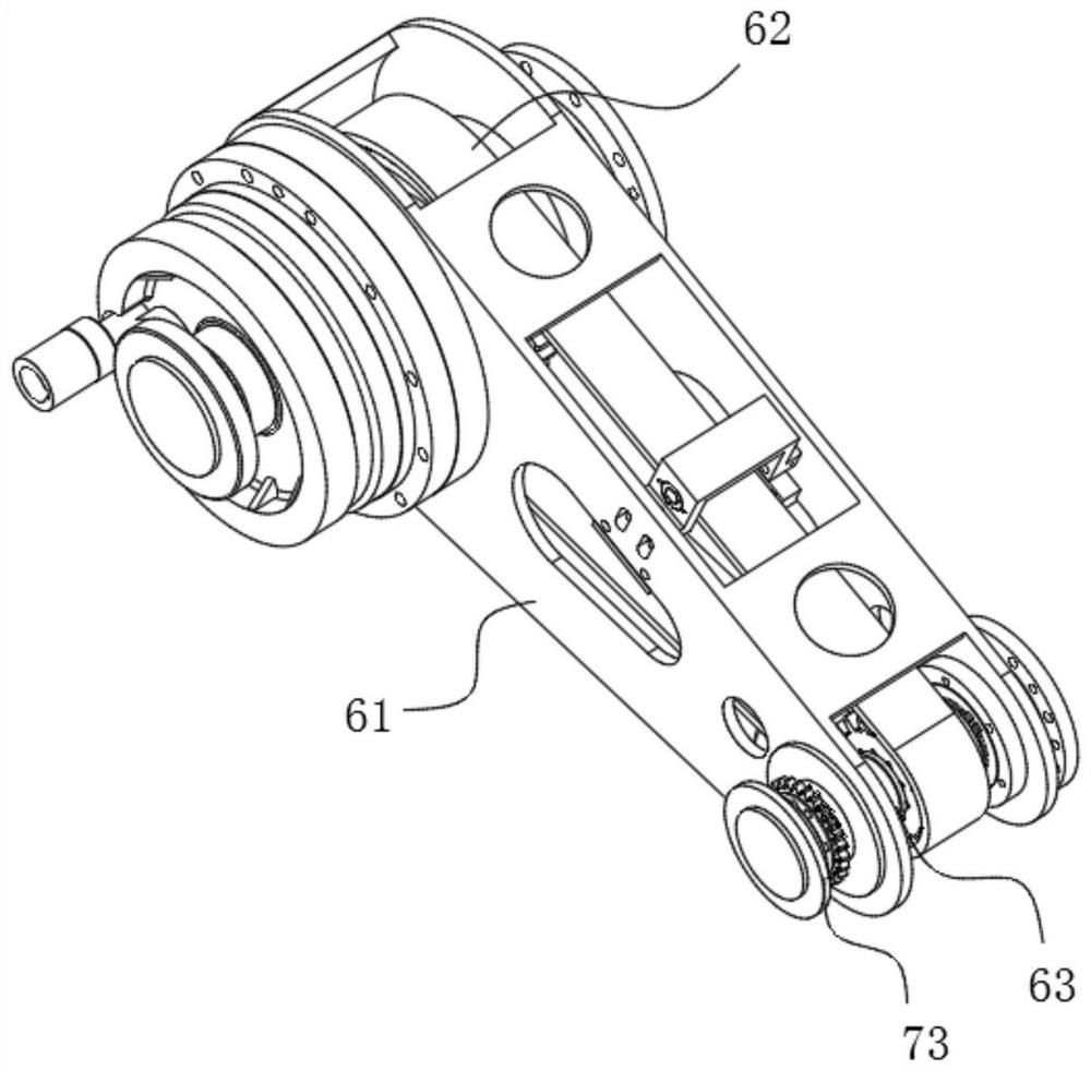 Loading mechanical arm for automatic loading equipment