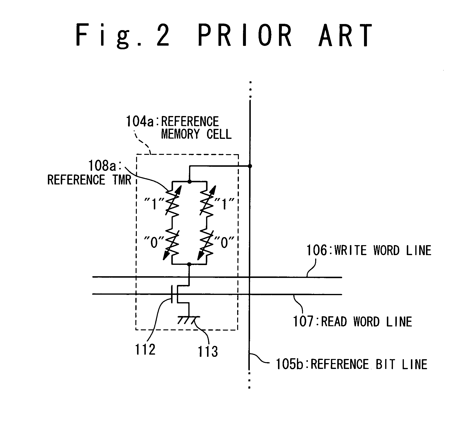 Magnetic random access memory with improved data reading method