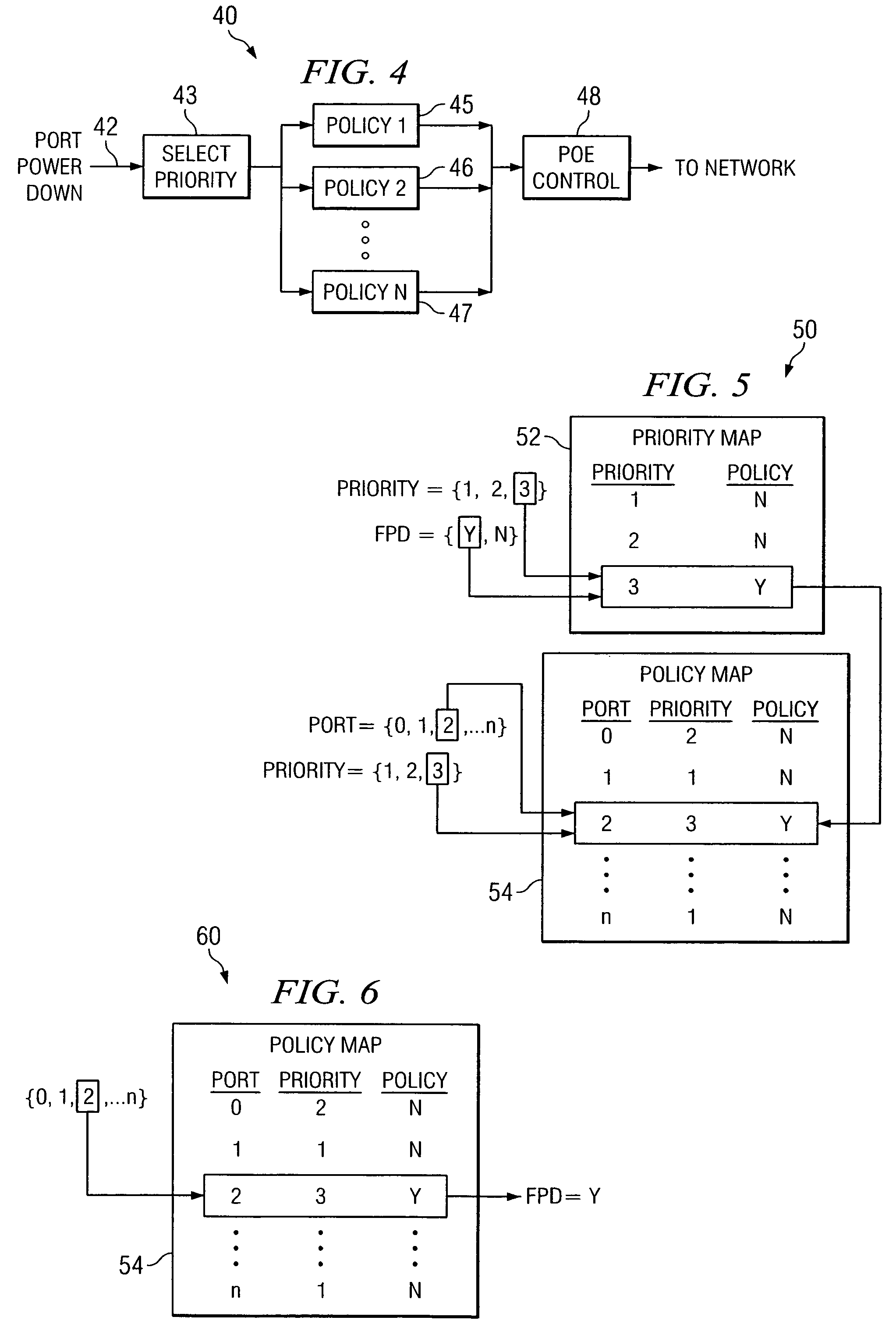 Priority powerdown system and method for power distribution systems