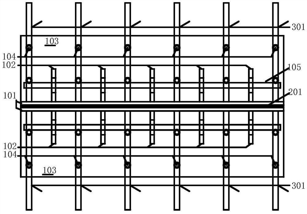 Passive anti-crack reinforced prefabricated bridge deck slab connecting structure and design method thereof