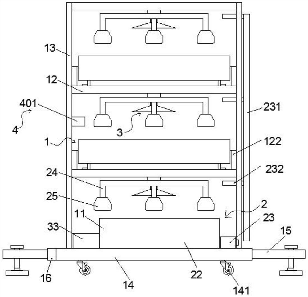 Efficient rice breeding device