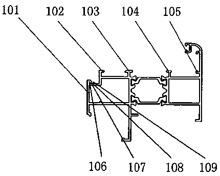 Combined type casement window system