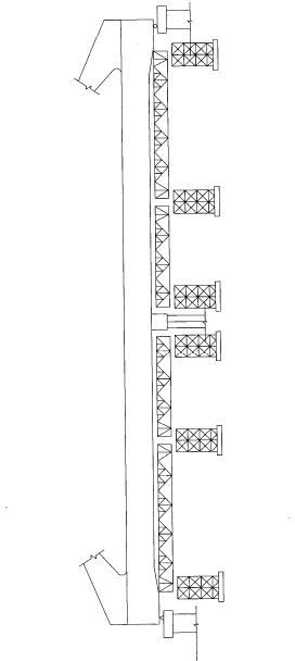 Method for building prestressed concrete through bowstring arch bridge