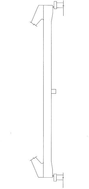 Method for building prestressed concrete through bowstring arch bridge