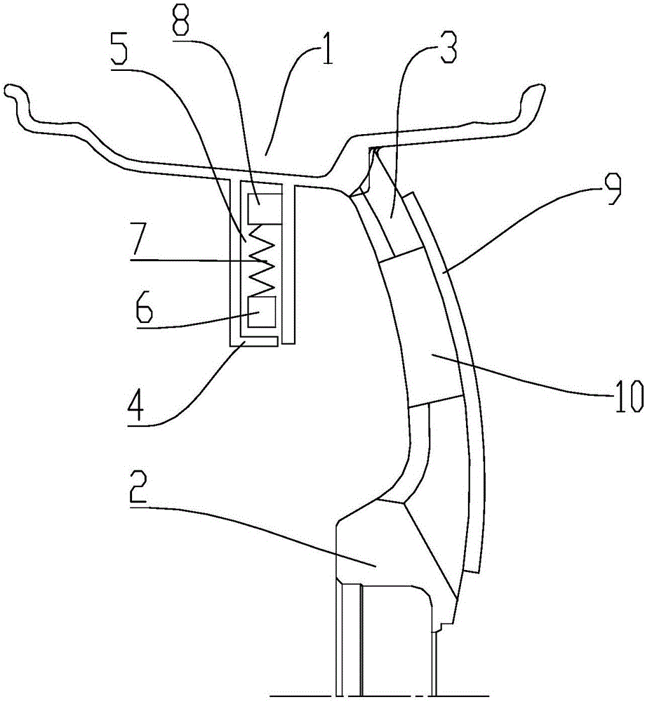 Wheel hub capable of monitoring rotating speed