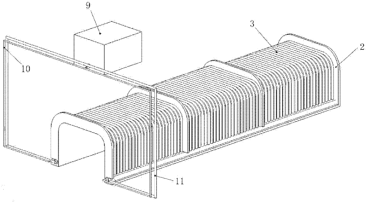 Rail destruction detection method based on magnetostriction and longitudinal ultrasonic guided wave