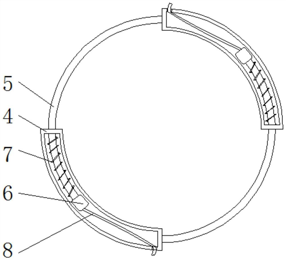 A bowl clamp suitable for narrow clamping space