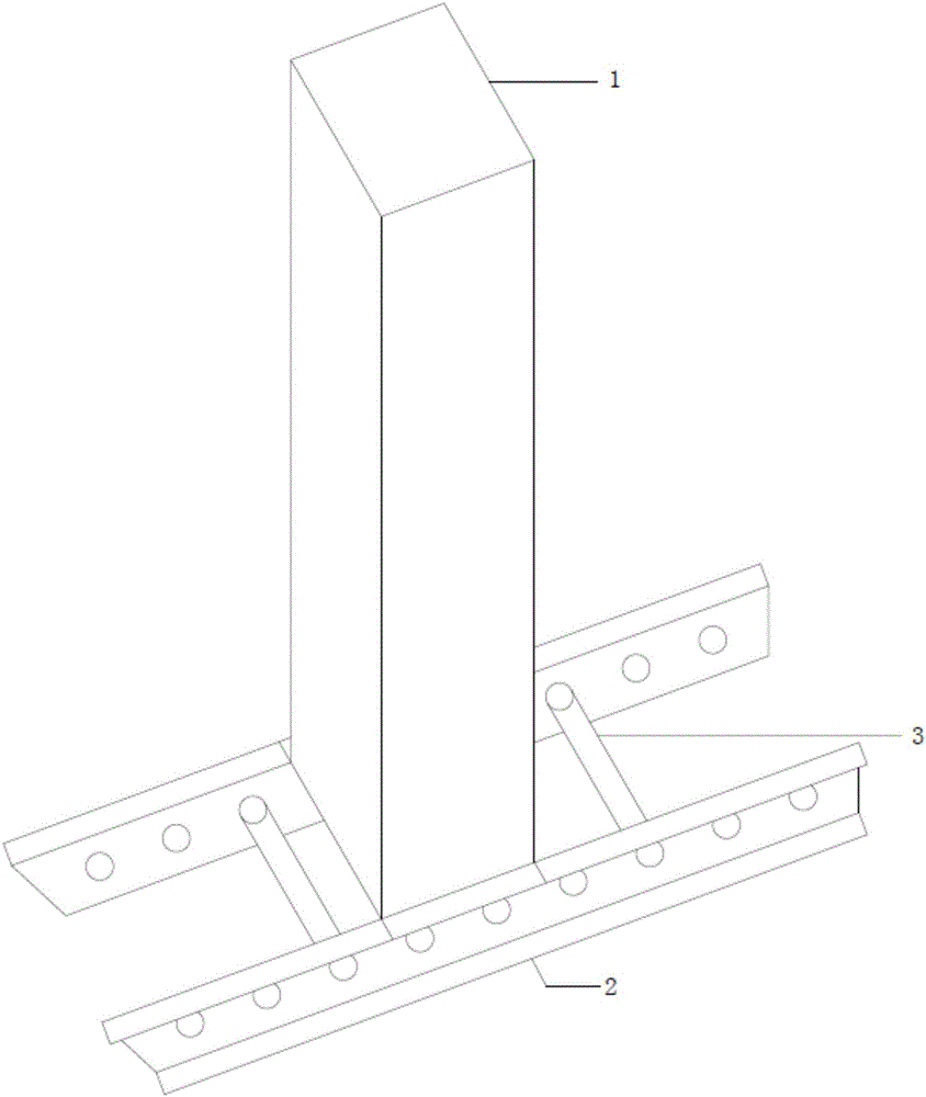 Counter force device and method used for oblique static force penetration test inside tunnel