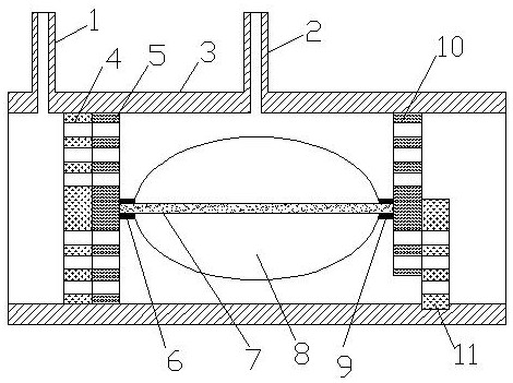 Novel balance channel flowmeter