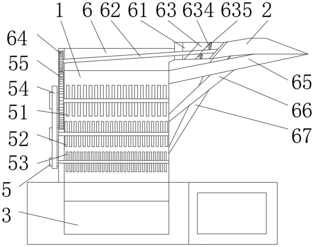 Wood waste treatment device for wood chopstick processing