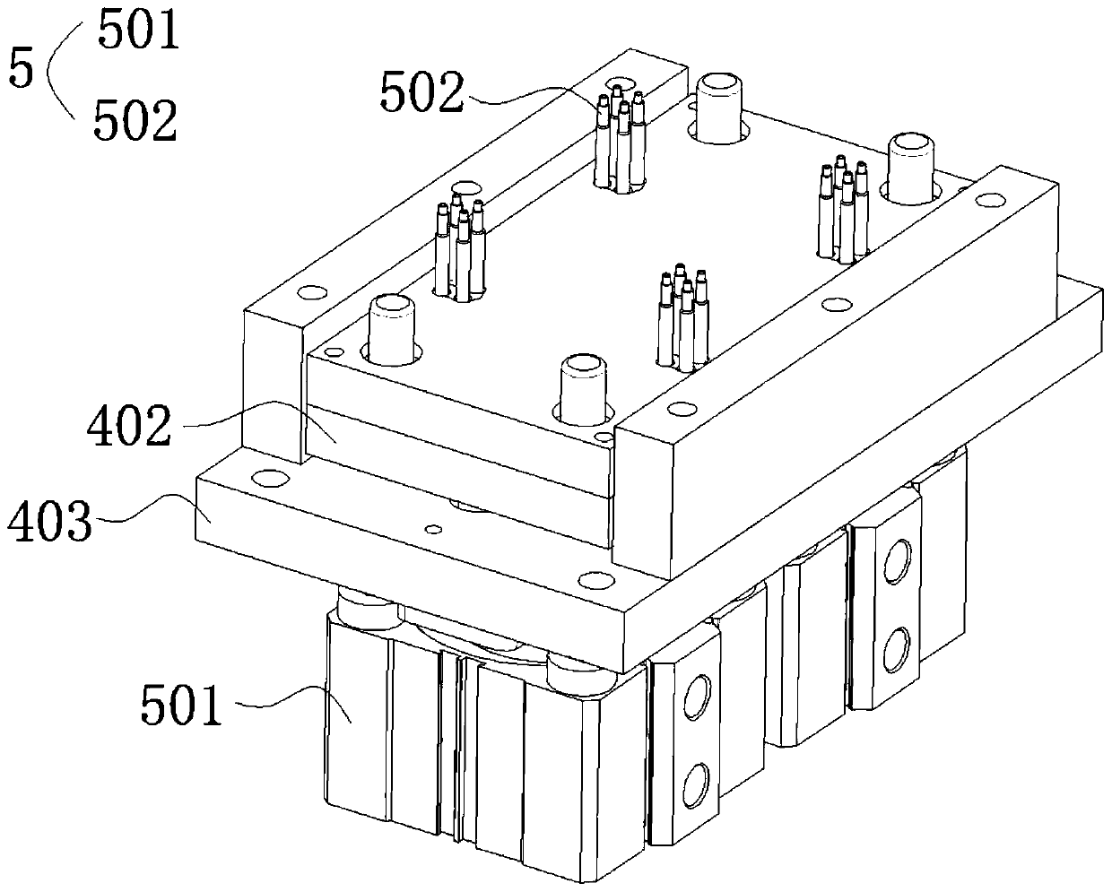 Tin ring casting method and device