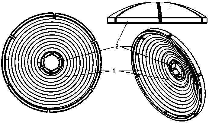 Stimulation coil of magnetic shock therapy device