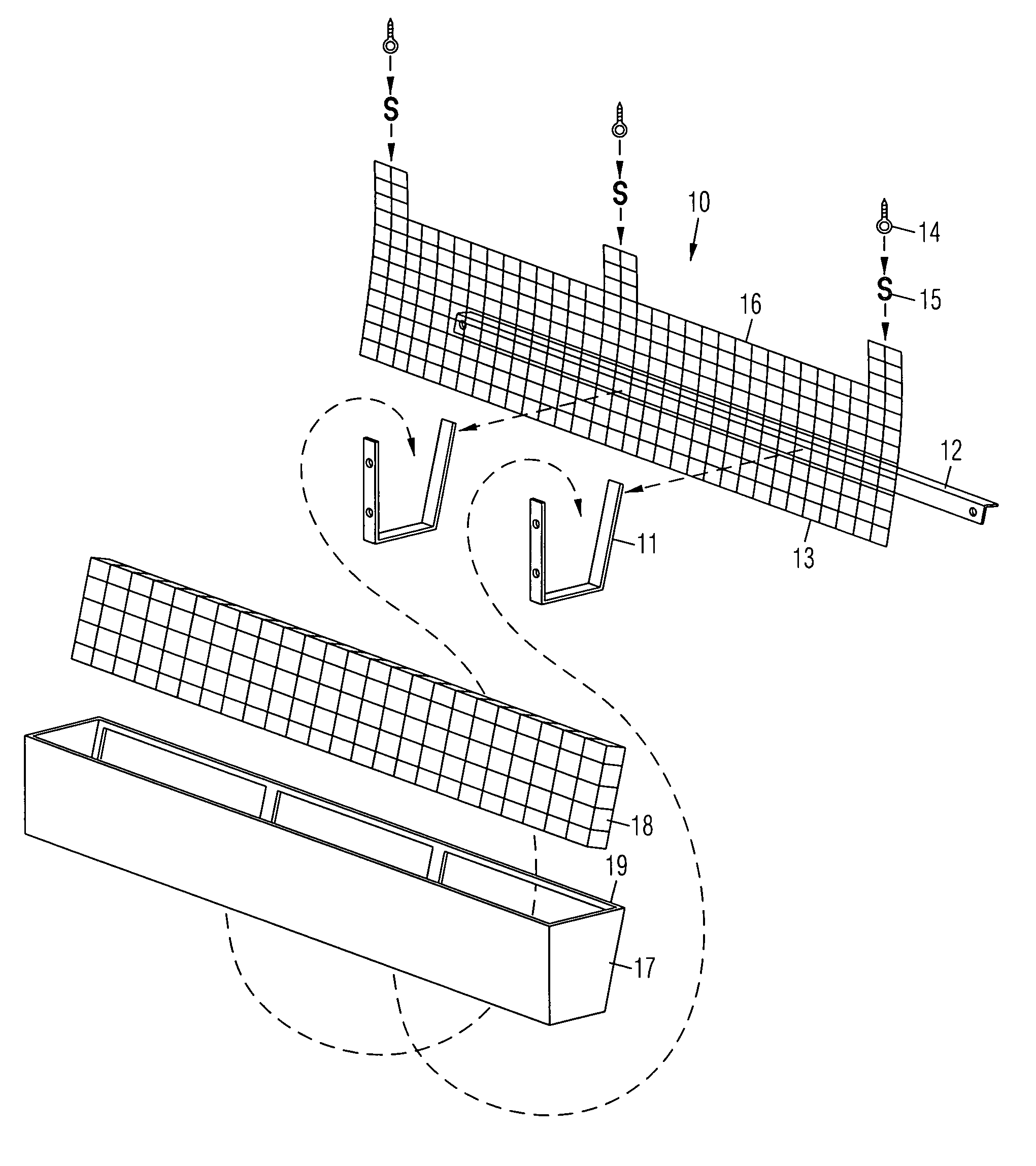 Street curb drain filter