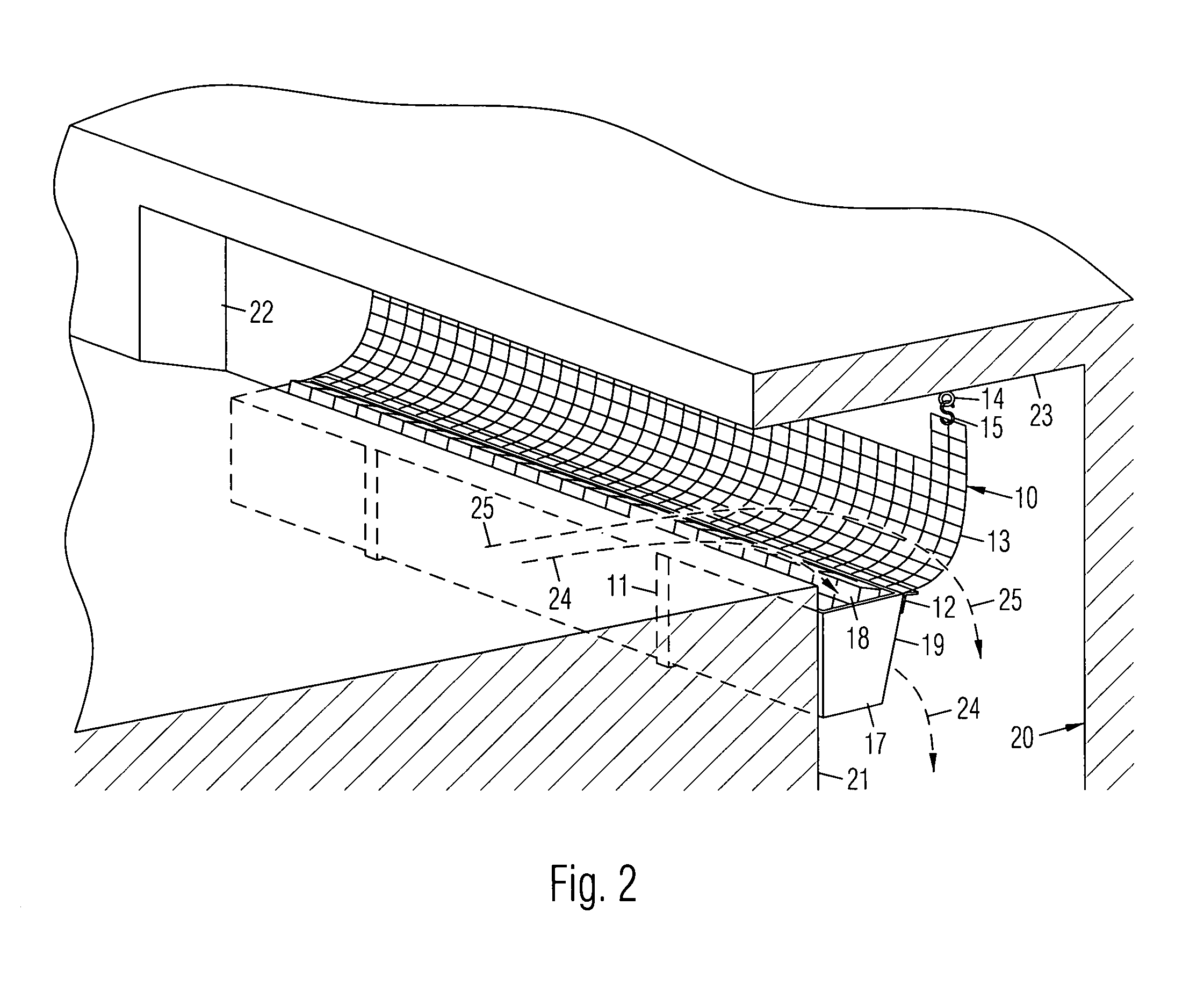 Street curb drain filter