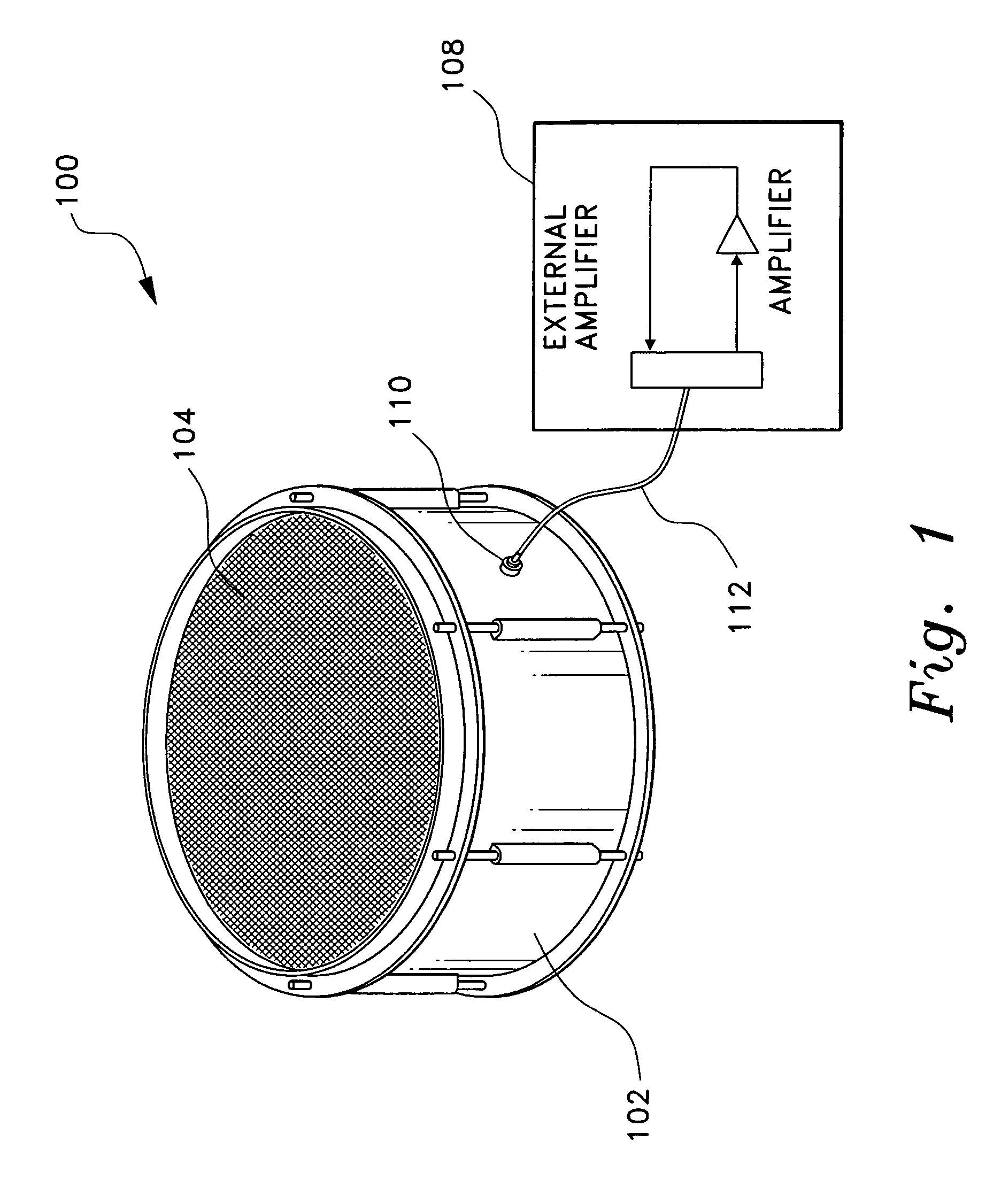 Real drum trigger monitor and amplified tone module