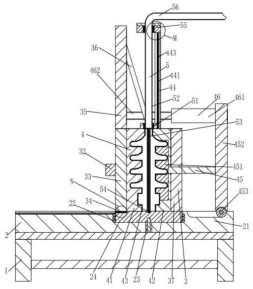 A manufacturing and processing device for transformer all-ceramic insulating bushing