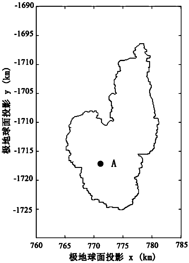 Estimation method for volume change of subglacial lake