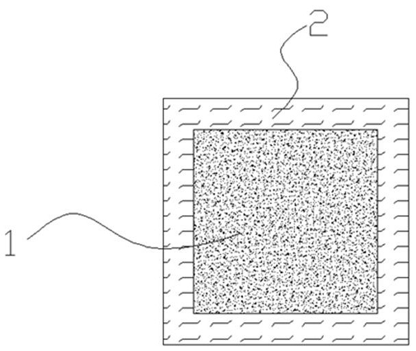 Roadbed ventilation prefabricated part in flexible splicing form