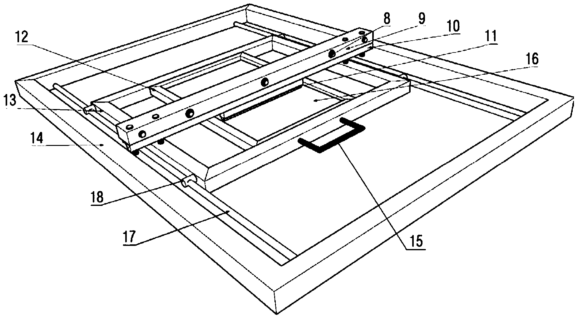 Three-dimensional manual curve surface screen printing machine