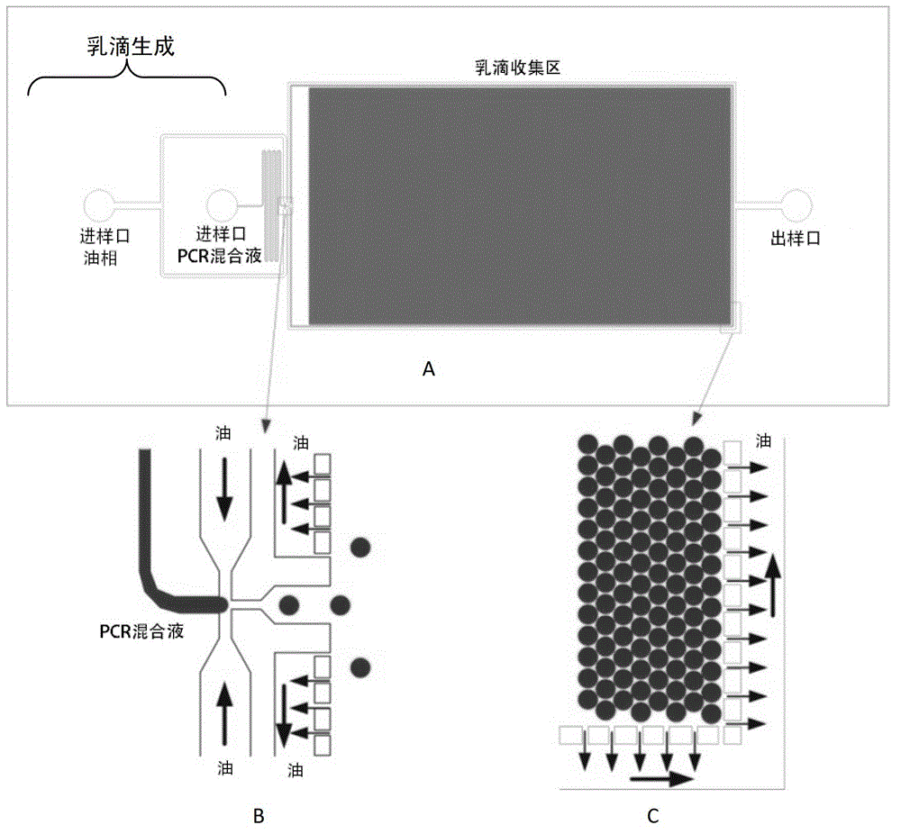 Method for manufacturing digital PCR (polymerase chain reaction) chip based on mineral-oil saturated PDMS (polydimethylsiloxane) material