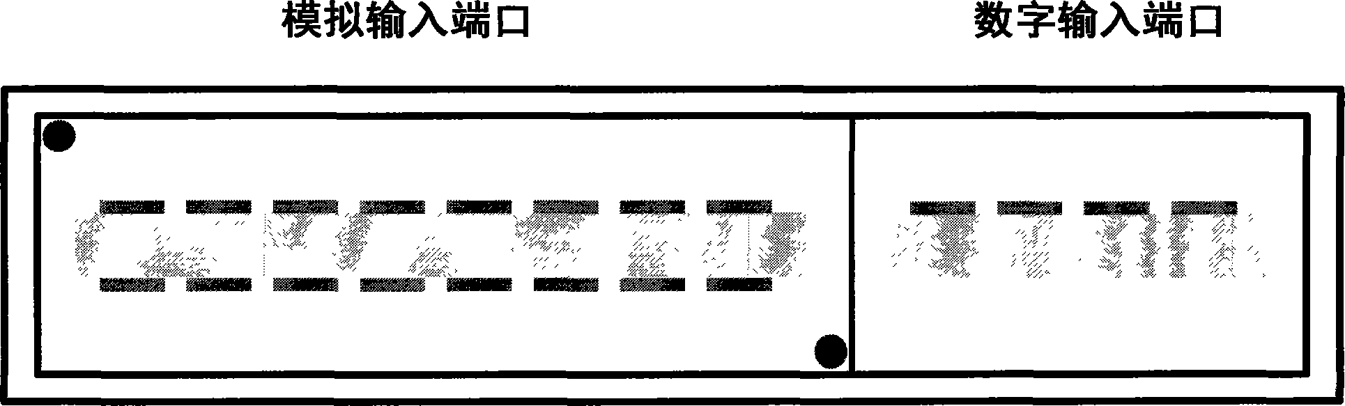 Lead standard interface for collecting electrocardiogram signal and electrocardiograph monitoring device