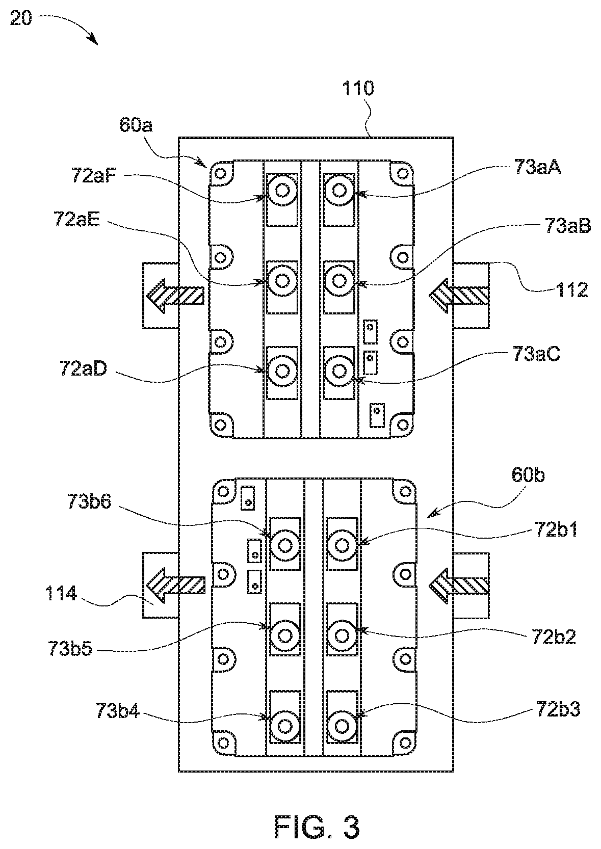 Bus bar and power electronic device with current shaping terminal connector and method of making a terminal connector