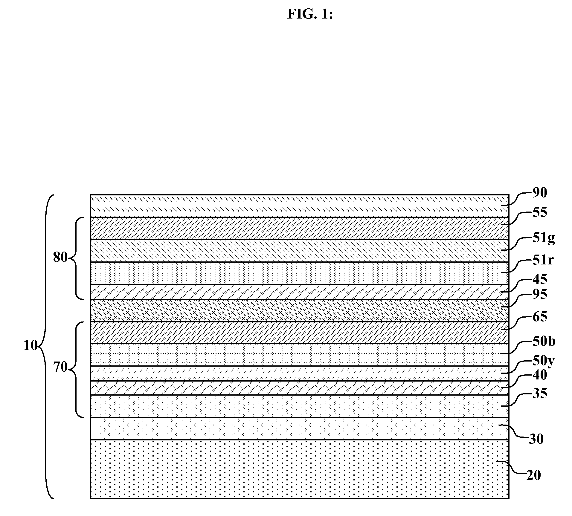 High-performance tandem white OLED