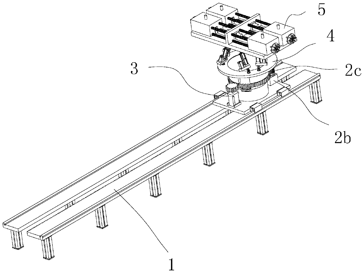 Rail-mounted agricultural robot for experimental field