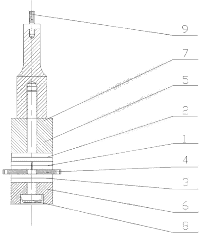 Three-dimensional ultrasonic vibration assisted deep drawing processing device for miniature metal thin-walled cups