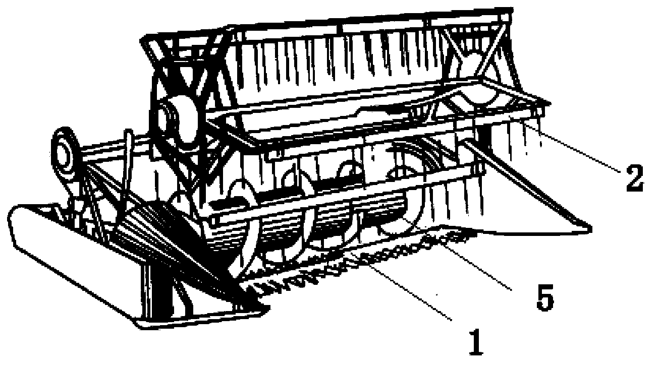 Mechanical Chinese milk vetch seed harvesting method and device