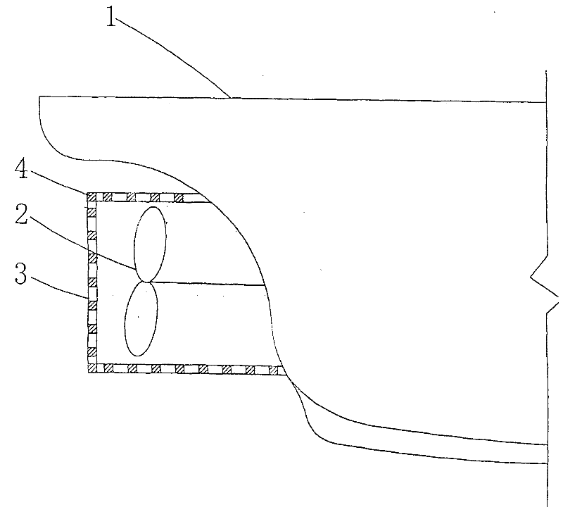 Environmental protective cover for ship thruster