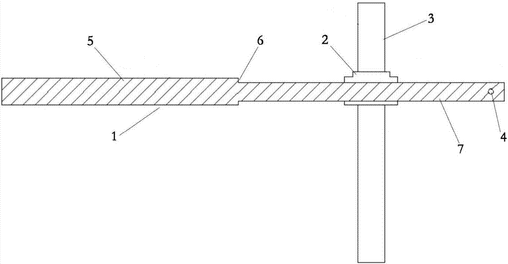 Concrete slump test method and device thereof