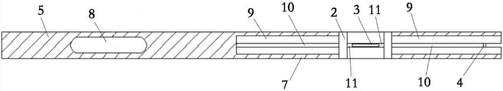 Concrete slump test method and device thereof