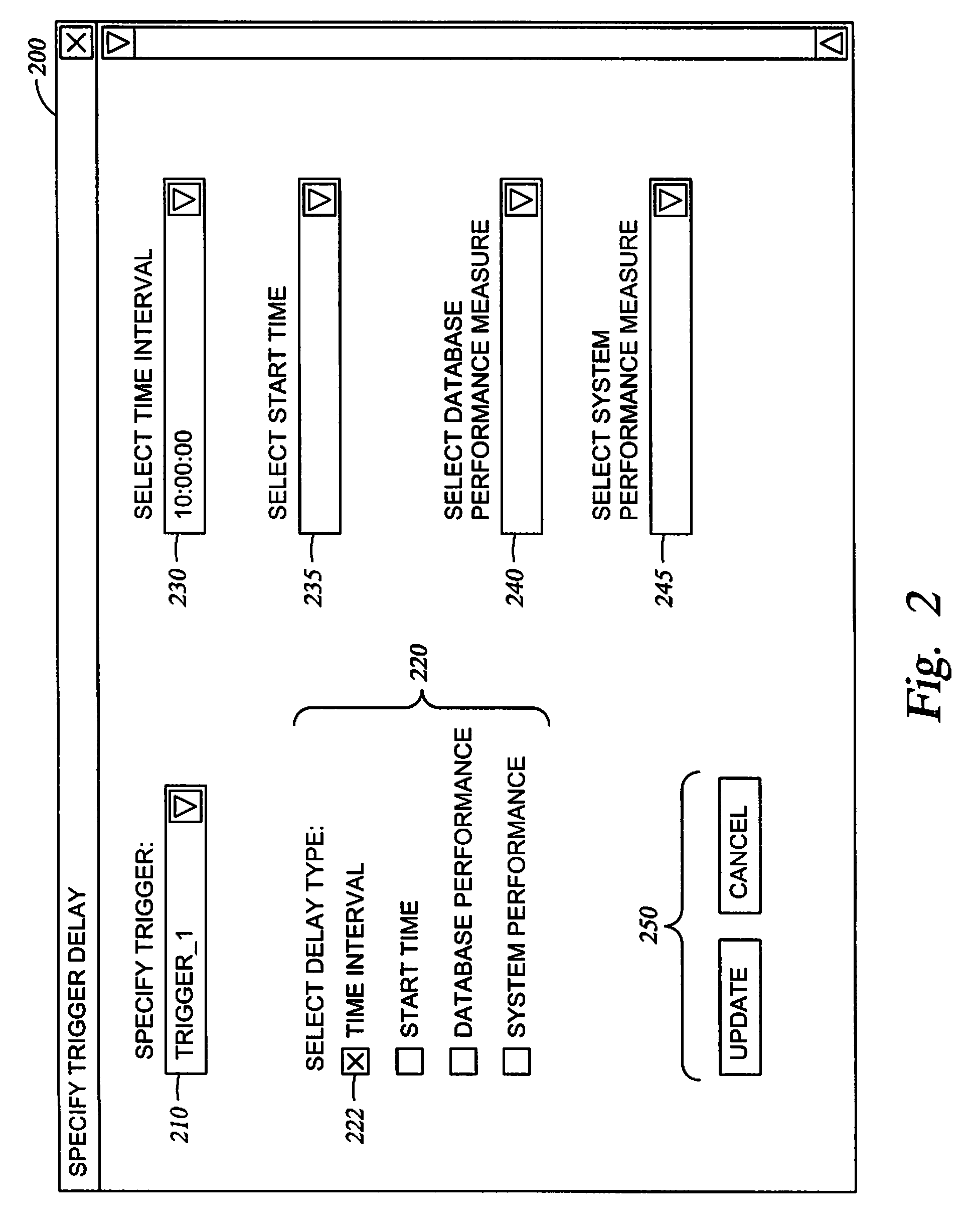 Affecting database file performance by allowing delayed query language trigger firing