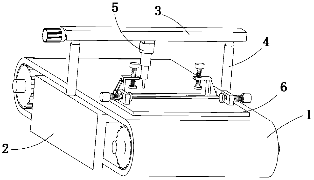 Welding equipment for processing rail damping backing plate