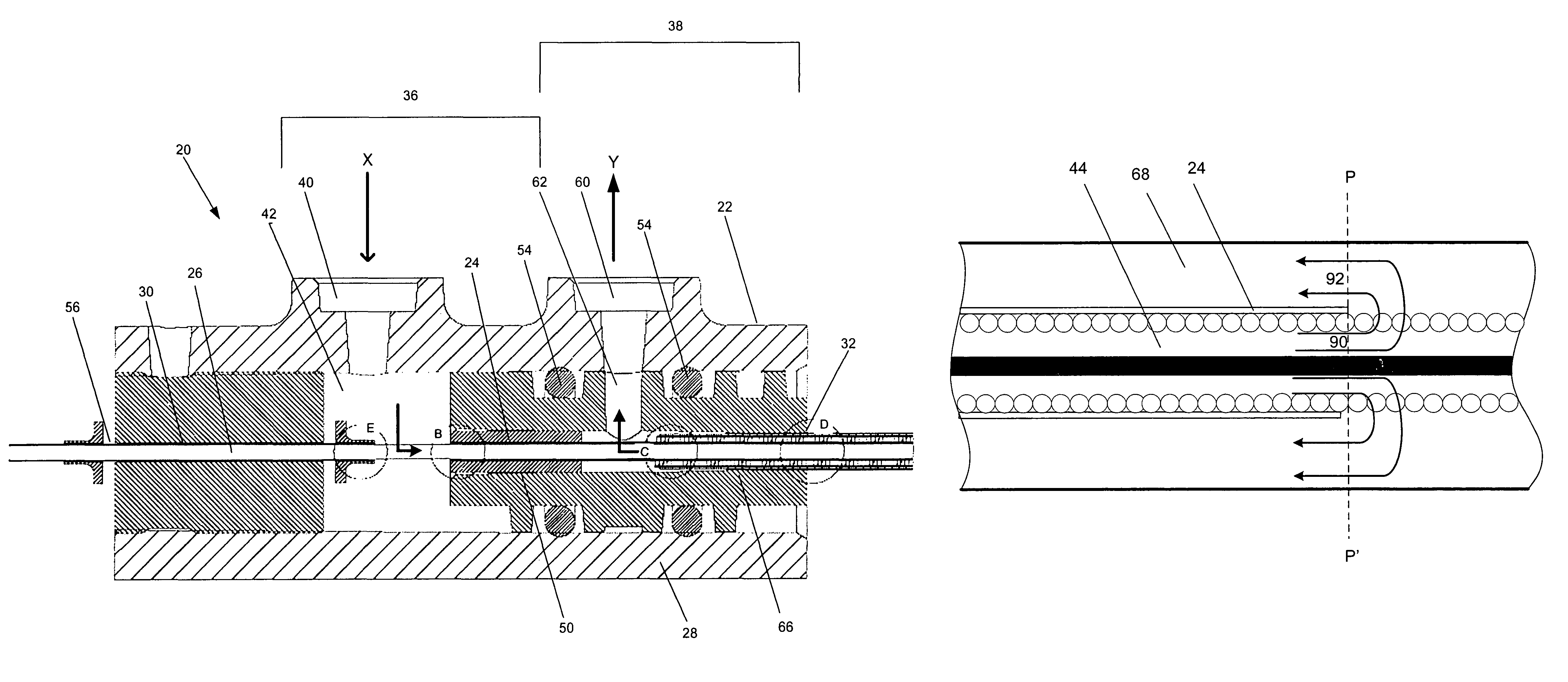 Liquid seal assembly for a rotating torque tube