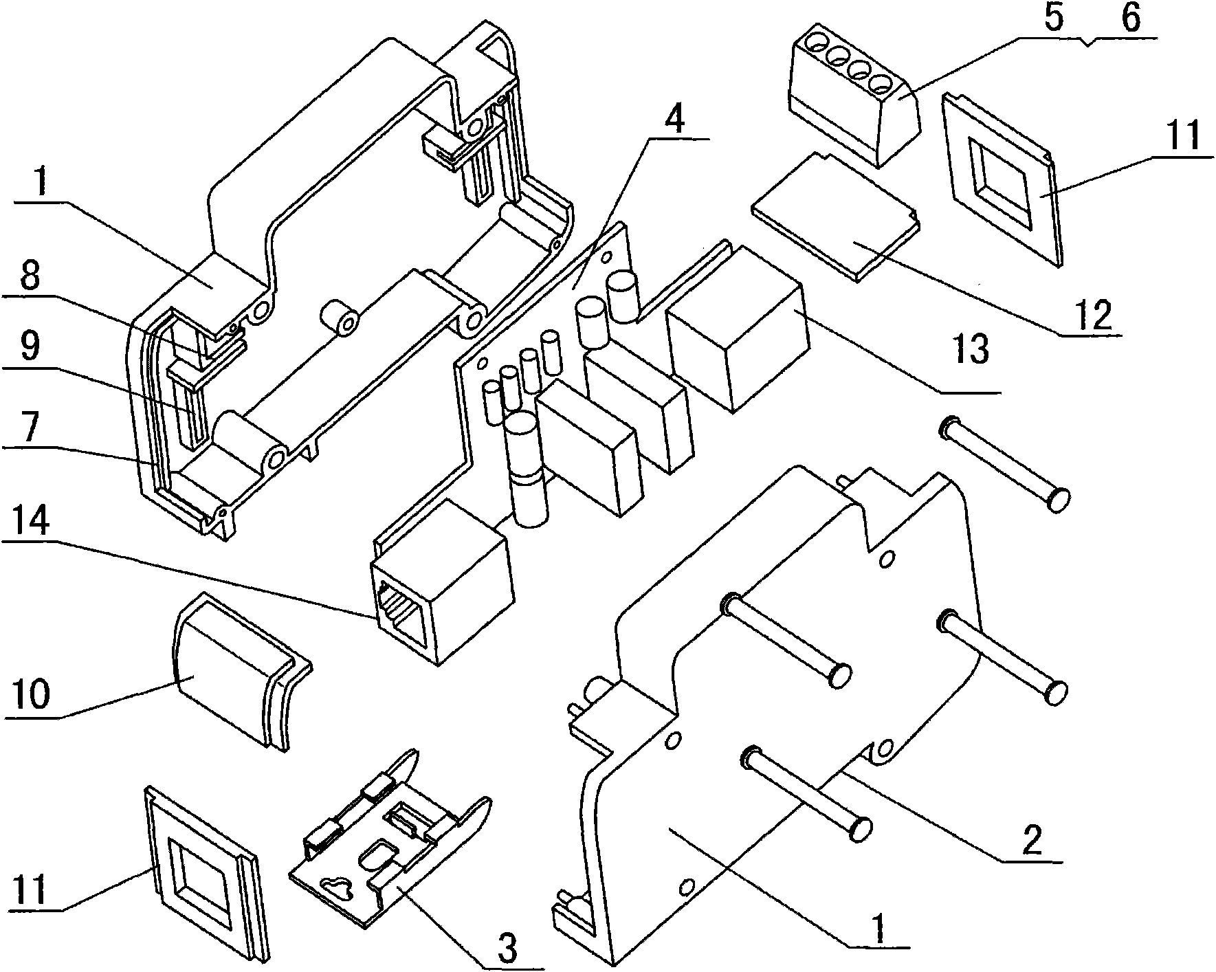 Signal lightning protector with remote signaling function